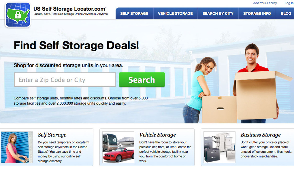 Unveiling our Self Storage Online Directory with Online Unit Rentals